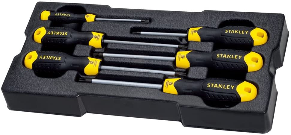 JUEGO DESTORNILLADOR ERGONÓMICO MAGNETICO TORK 6 (PZAS) STANLEY1