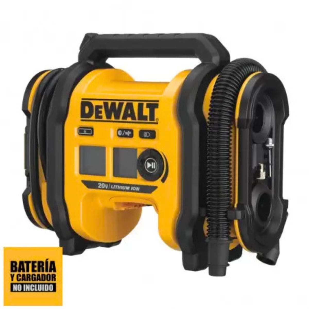 Inflador de Aire DeWalt 20V 160 PSI Baretool - DCC020IB6