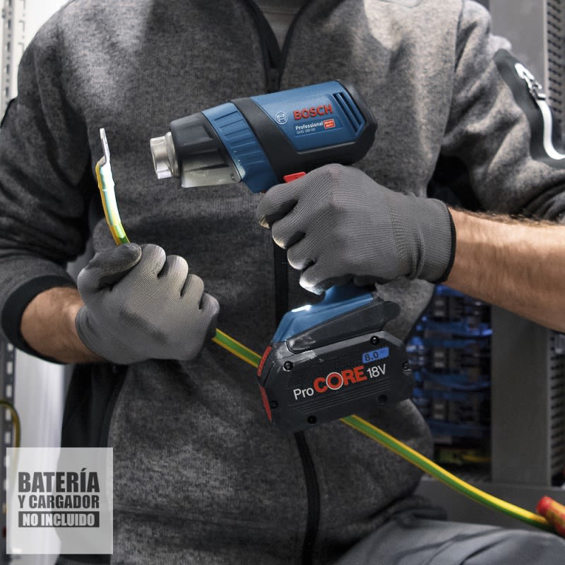Pistola de calor Bosch 18V + 2 boquillas (Sin Batería) GHG18V-50 - 0601.2A6.5807