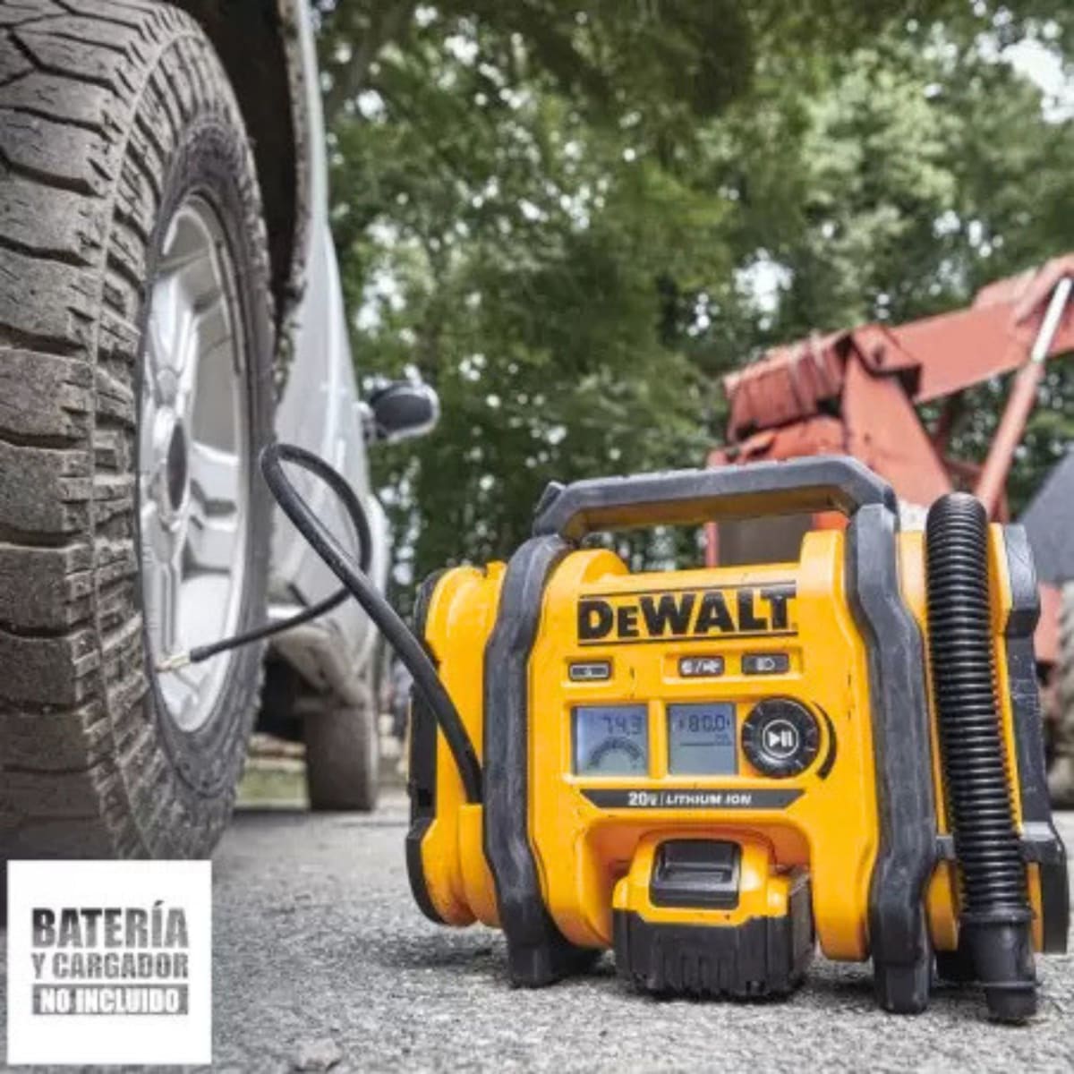 Inflador de aire DeWalt 20V 160 PSI (Sin Batería) - DCC020IB8