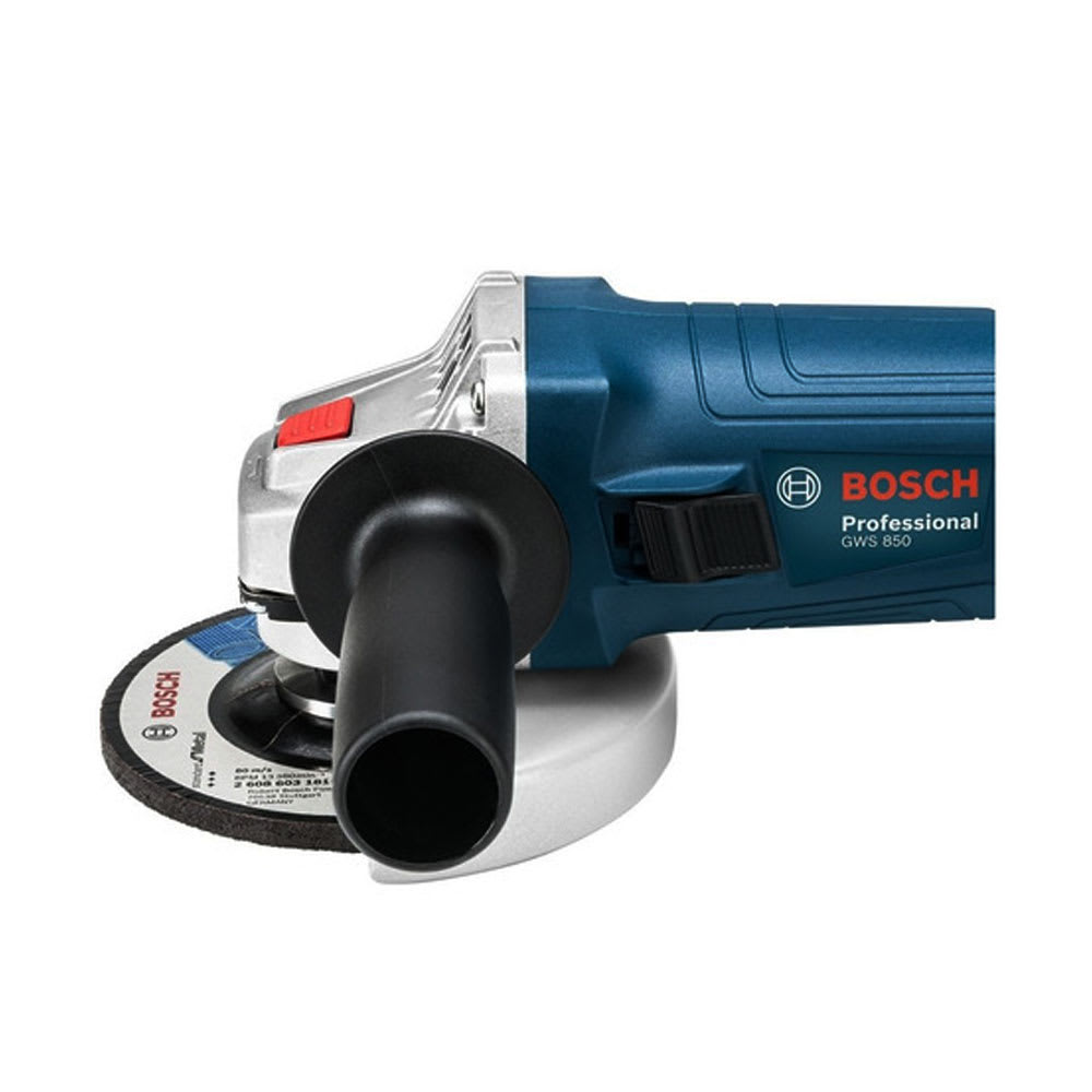 Esmeril Bosch 850W GWS 850 + Maletín + 3 Discos - 0601.377.5ED2