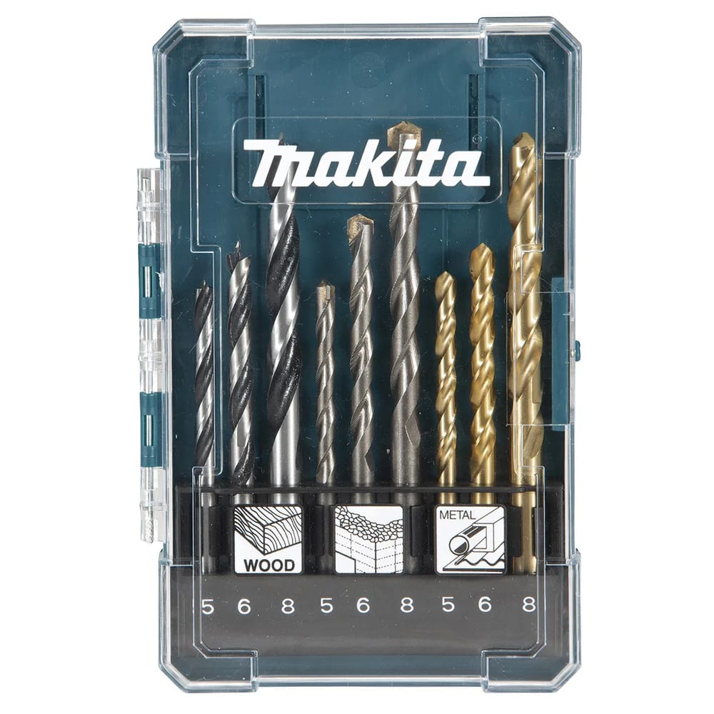 Taladro Percutor 1/2'' 710W HP1630K + Set de Brocas 9 Pzas Makita4