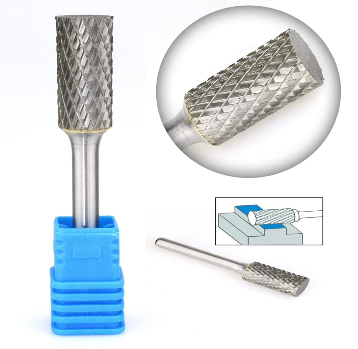 PIEDRA LIMA ROTATIVA DE CARBURO DE TUNGSTENO B1225 PARA METAL1