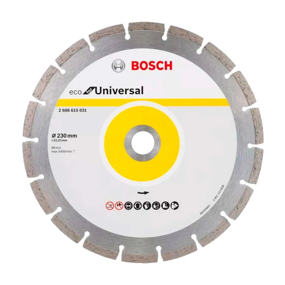Disco Diamantado 9'' Eco Universal Segmentado Bosch 2608.615.031-0001