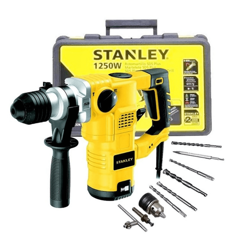 Rotomartillo SDS Plus 1250W + Esmeril 4-1/2