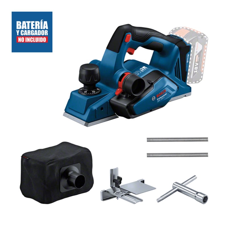 Cepillo Bosch 82mm 18V Brushless (Sin Batería) GHO185-LI - 0601.5B5.0D01
