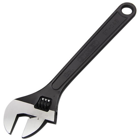 LLAVE AJUSTABLE NEGRA 12 [95-IB] 87-048 STANLEY1