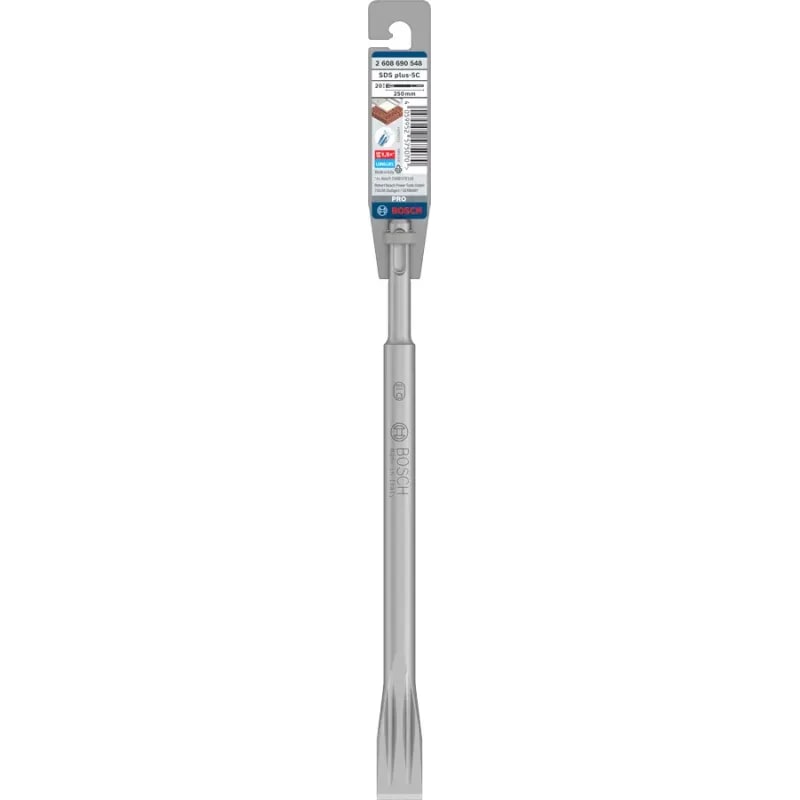 Cincel SDS Plus-5C Plano 20x250mm Autoafilable Bosch 2608.690.5481