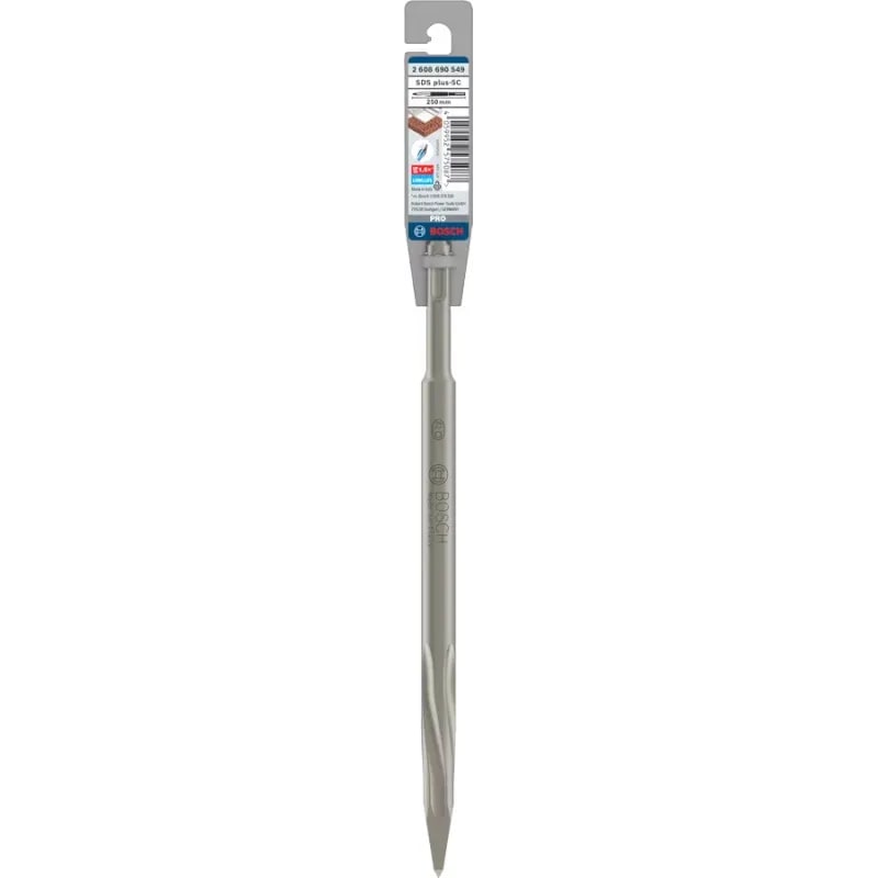 Cincel SDS Plus-5C Punta 250mm Autoafilable Bosch 2608.690.5491