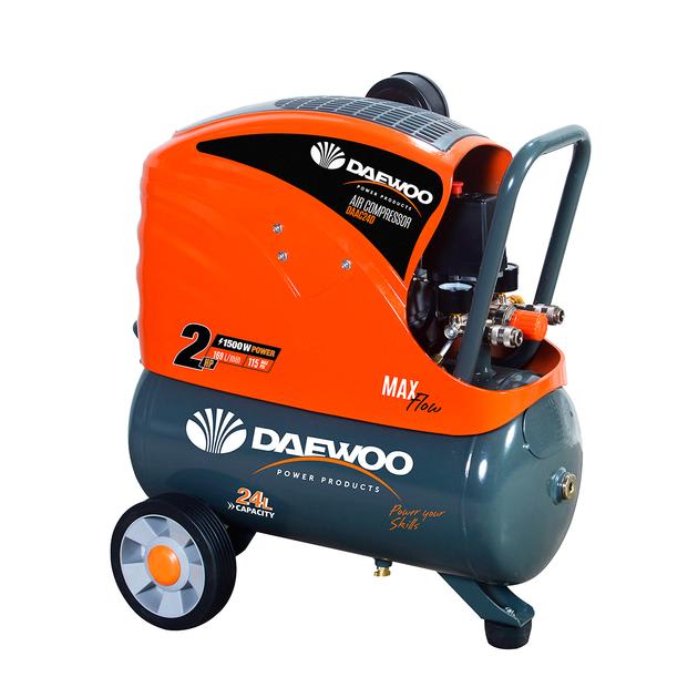 Compresora de Aire 24Lt 2HP Daewoo DAAC24D1