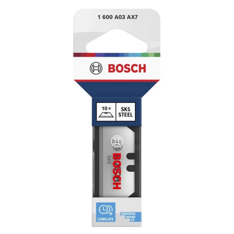 Cuchilla para Navaja plegable 10Pz Bosch 1600.A03.AX73