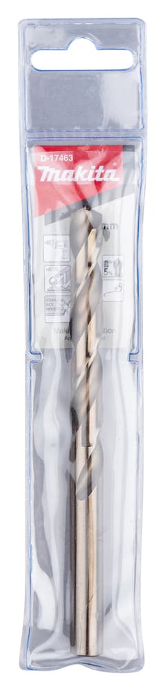 BROCA PARA METAL HSS-CO (COBALTO 5%) 10 X 133 MM - D-17463 MAKITA4