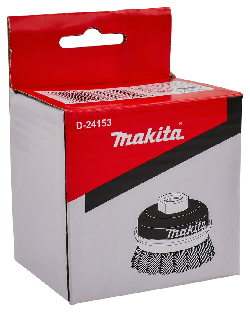 Grata de Copa Trenzada Reforzada Alambre 2'' x 60mm Makita D-241534