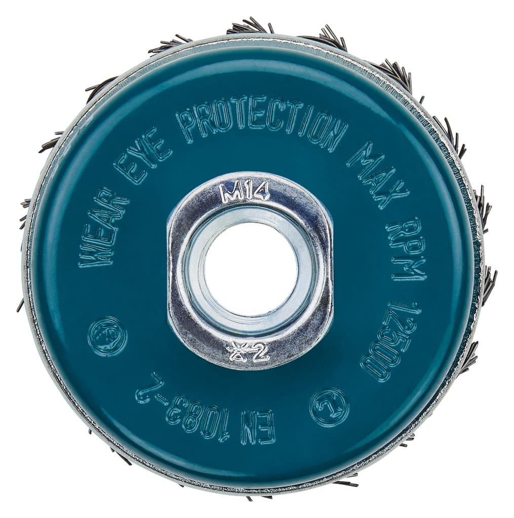 Grata de Copa Trenzada Reforzada Alambre 2'' x 60mm Makita D-241532