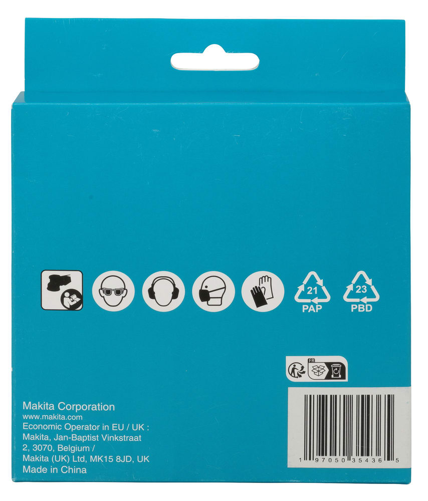 Lija Velcro Con Malla Abrasiva- D 5?(125Mm.) – Grano 120 – 10 Unid. D-78667  MAKITA2