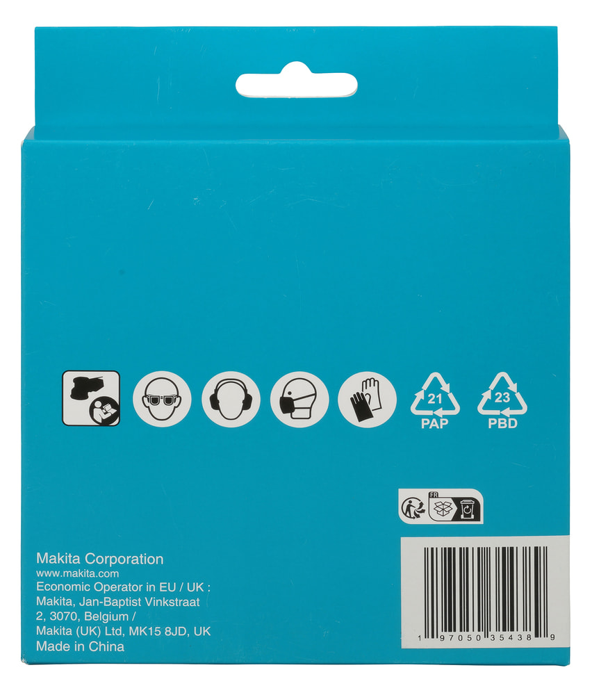 Lija Velcro Con Malla Abrasiva - D 5 (125Mm.) – Grano 240 – 10 Unid.D-78689 MAKITA7