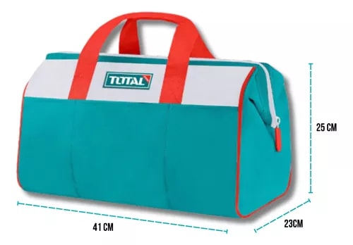 Combo de Almacenamiento 5 Pzas Mochila + Porta Herramientas Total TOS230904