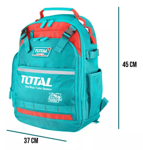 Combo de Almacenamiento 5 Pzas Mochila + Porta Herramientas Total TOS230903