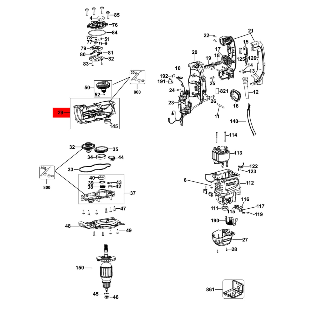 MONTANTE FRONTAL D25773-T2 / N8505984