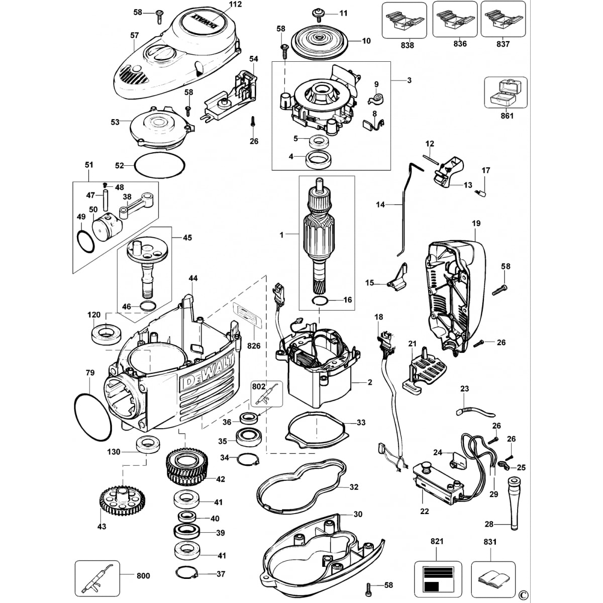INDUCIDO D25901/D25941 - 579837-02 DEWALT (579837-02)3