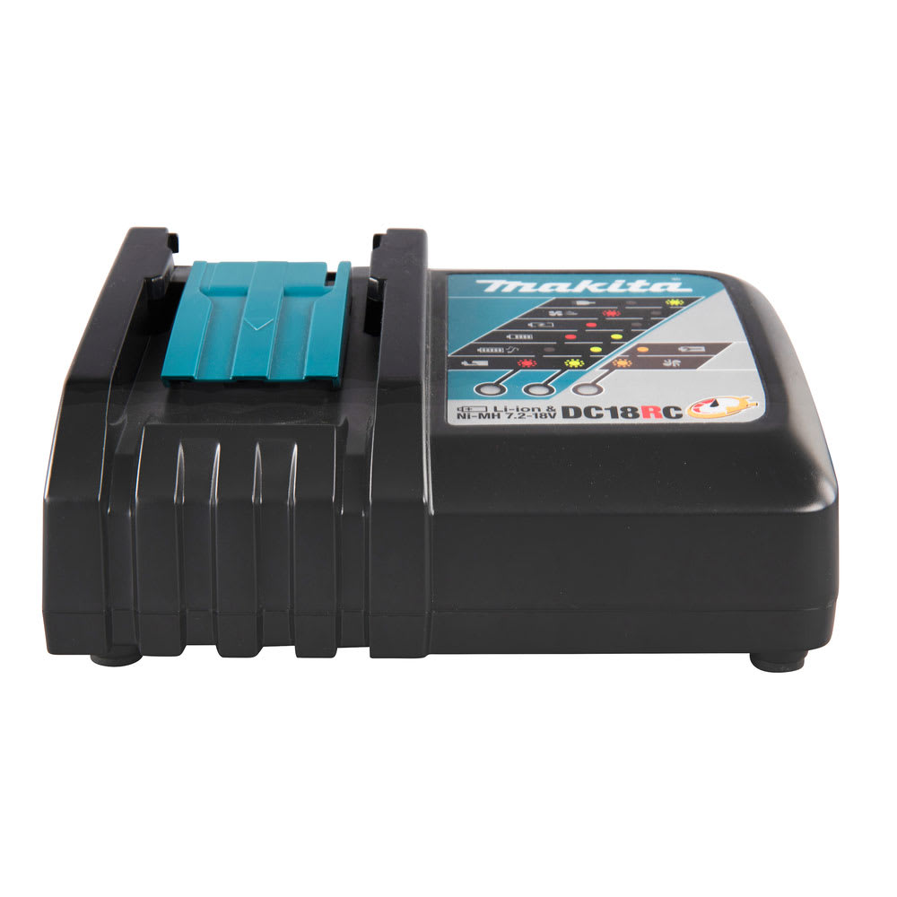 Cargador Rápido para Batería de Ion de Litio 18V LXT Makita DC18RC2