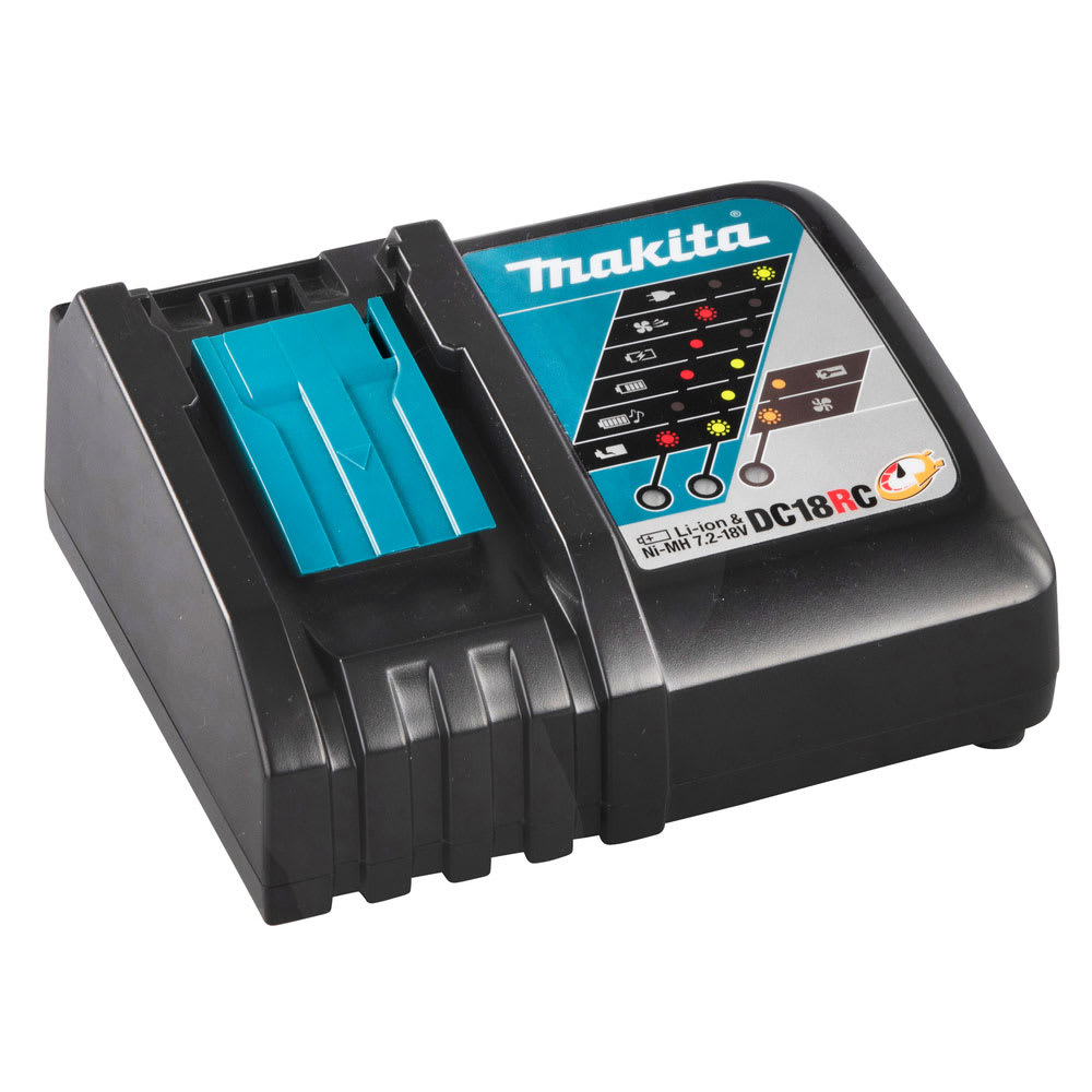 Cargador Rápido para Batería de Ion de Litio 18V LXT Makita DC18RC1