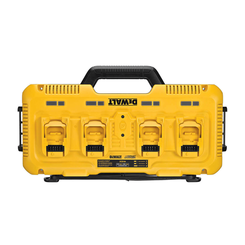 Cargador Simultáneo de 4 Puertos 12V/20V/60V Max Dewalt DCB1042