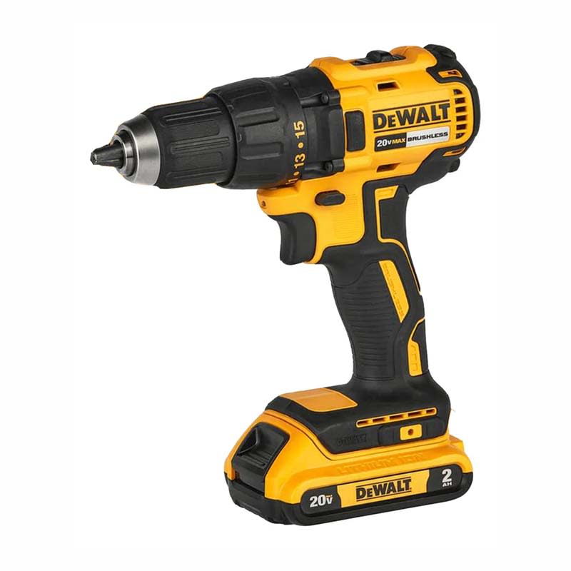 Kit Taladro DeWalt 20V XR Brushless + 2 Baterías DCD7771D2-B23