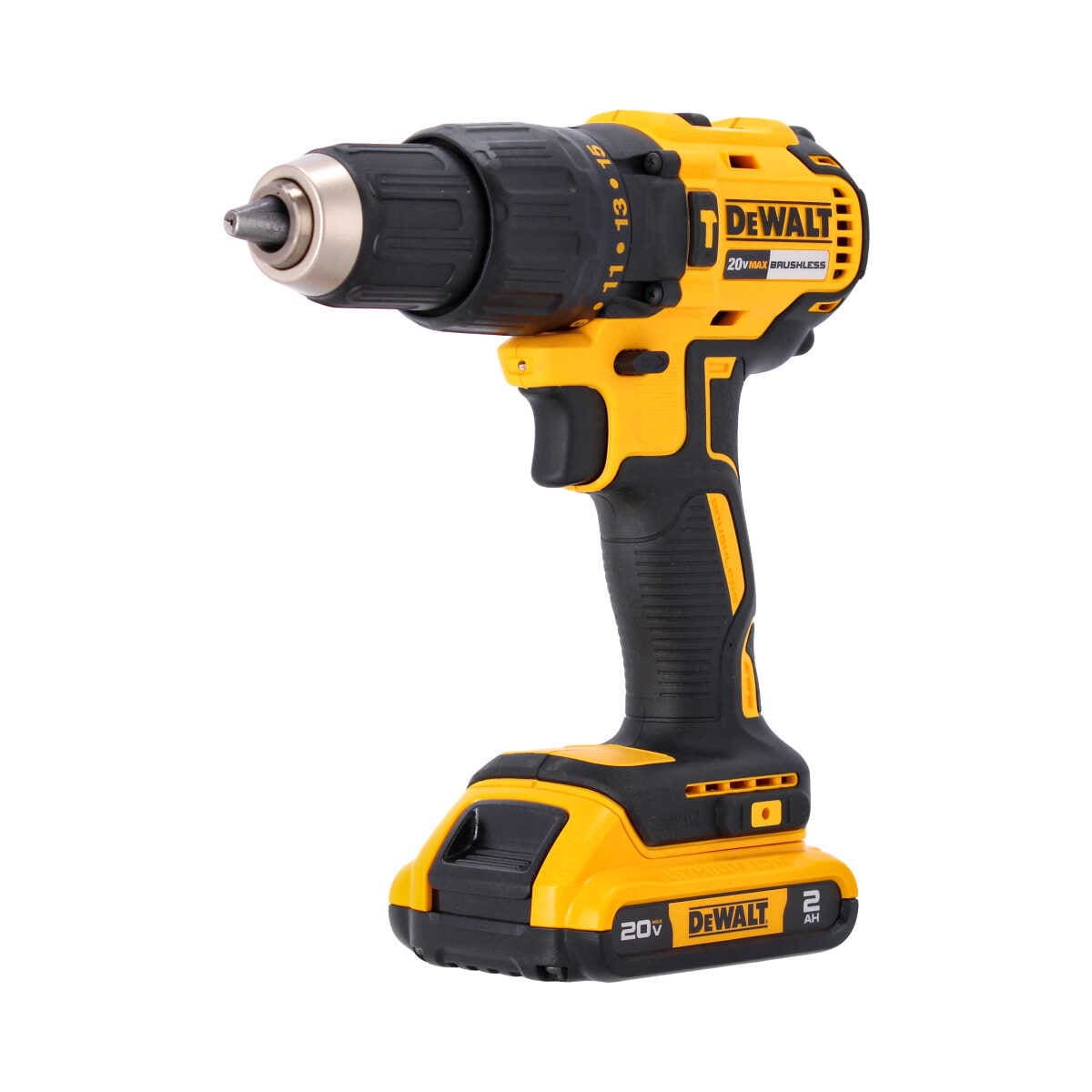 Combo DeWalt 20V XR: Taladro Percutor Inalámbrico + 2 Bat 2Ah - DCD7781D2 - B21