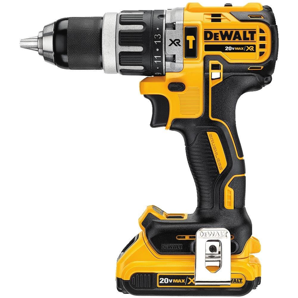 Kit Taladro Percutor 1/2'' + Atornillador de Impacto 1/4'' Brushless 20V Dewalt DCK287D2-B22