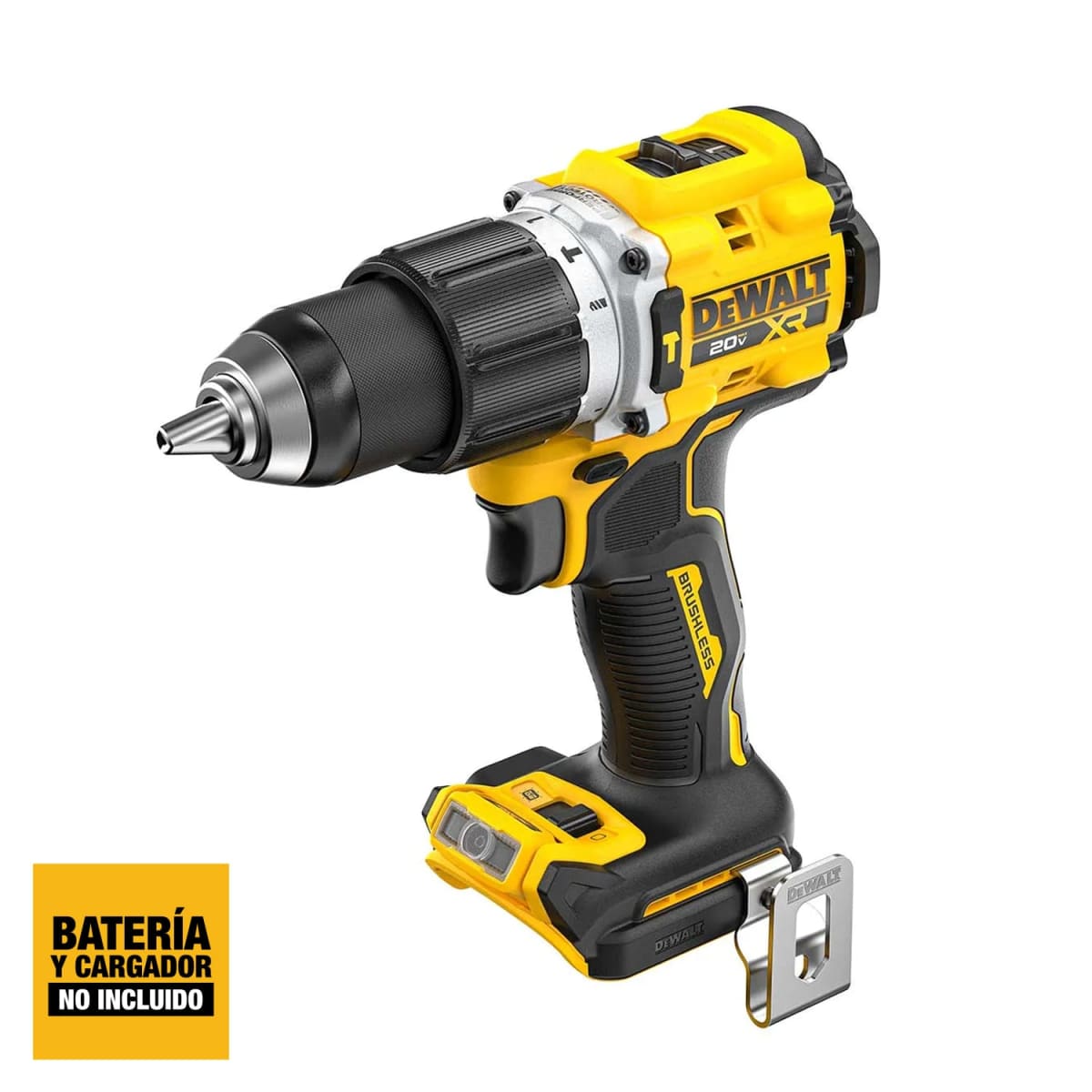 Taladro Percutor DeWalt 20V XR E-Clutch Baretool - DCD806B - B35