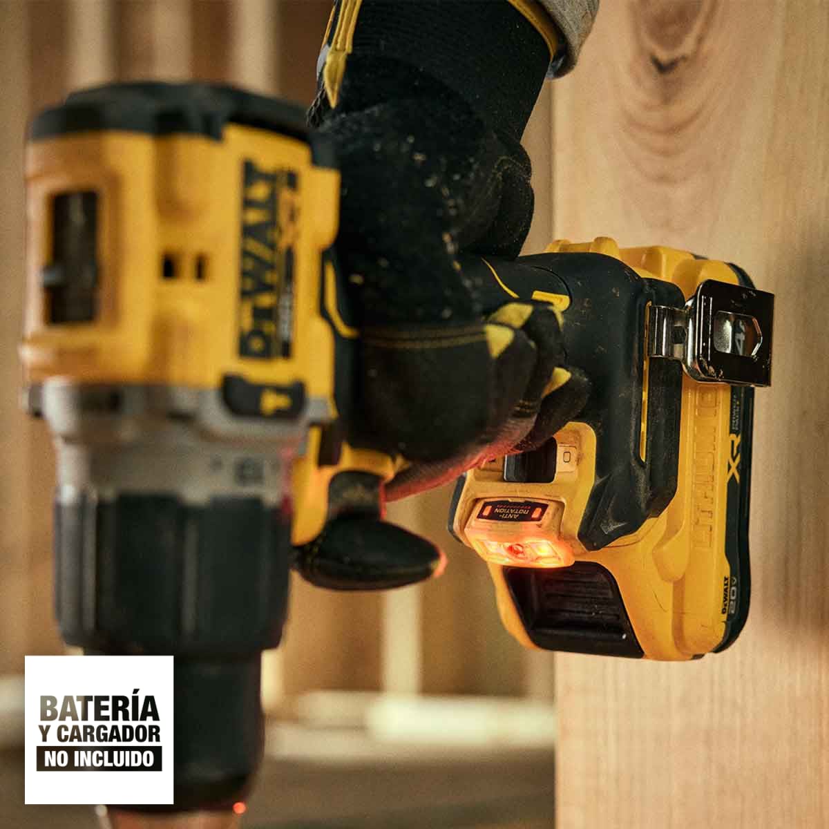 Taladro Percutor DeWalt 20V XR E-Clutch Baretool - DCD806B - B38