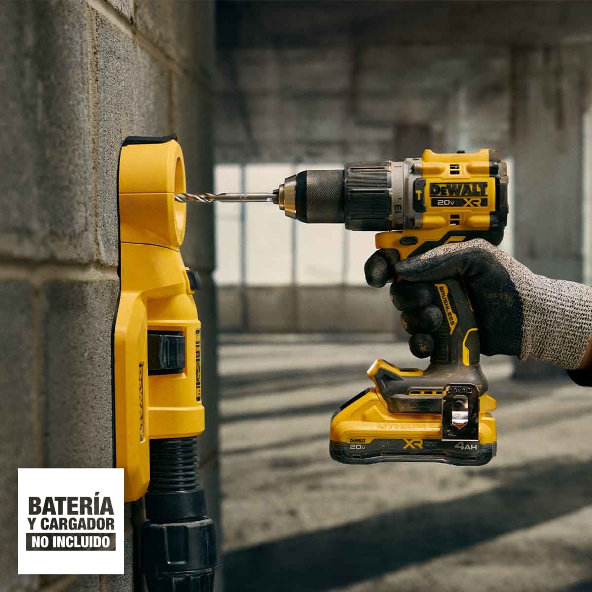 Taladro Percutor DeWalt 20V XR E-Clutch Baretool - DCD806B - B37