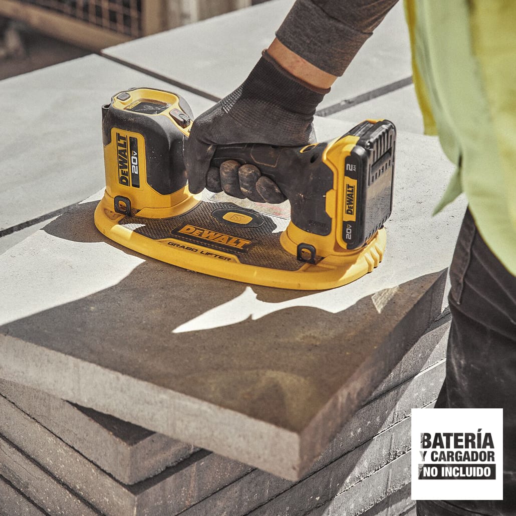 Elevador de succión DeWalt 20V 120 kg (Sin Batería) - DCE592B8