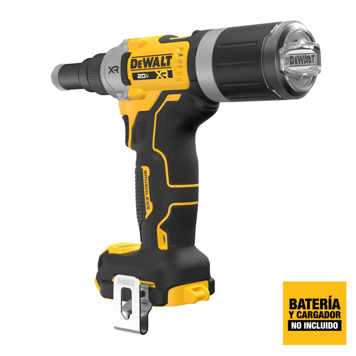 Remachadora DeWalt 20V Brushless 1/4