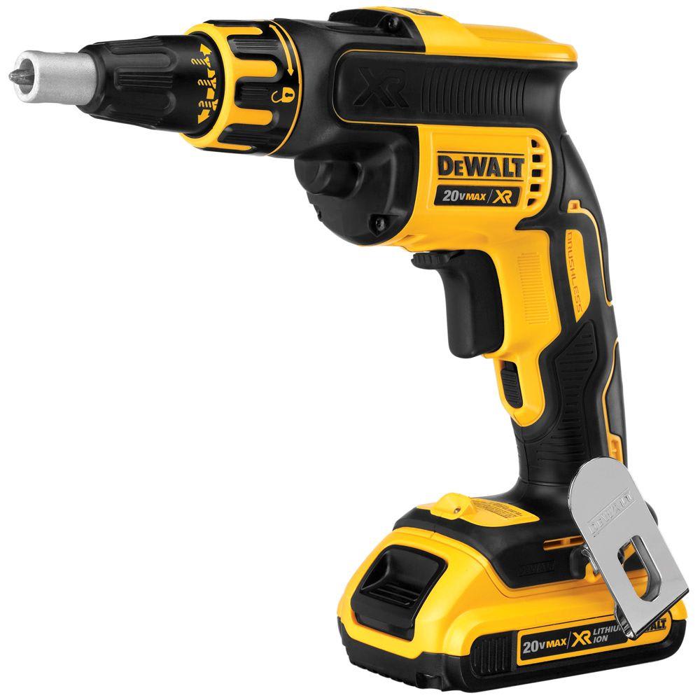 Atornillador para Drywall 1/4'' 20V Xr Inc 2Bat y Carg Dewalt DCF620D2-B23
