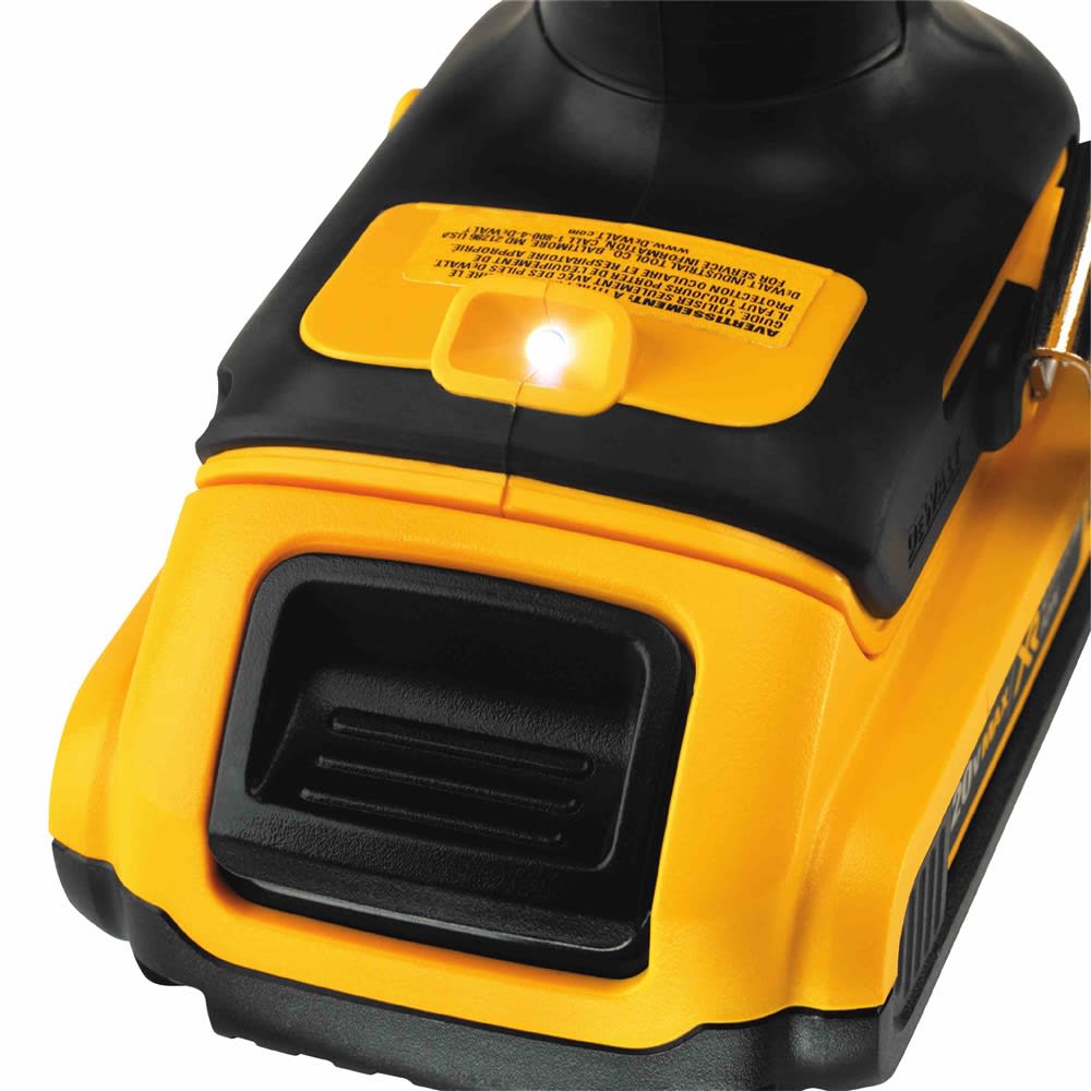 Atornillador para Drywall 1/4'' 20V Xr Inc 2Bat y Carg Dewalt DCF620D2-B24