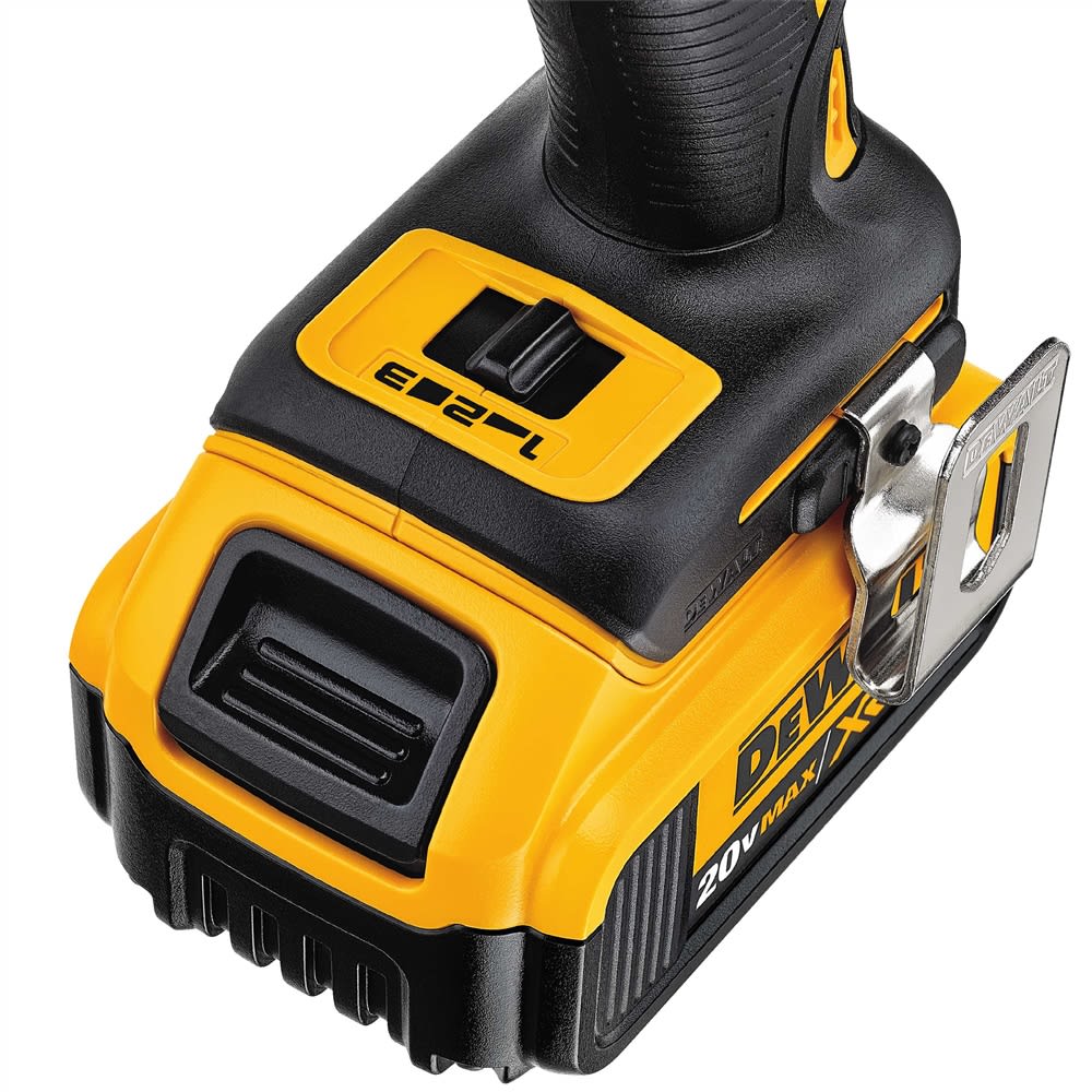 Kit Atornillador de Impacto 1/4'' 20V + 2Bat 4.0Ah Dewalt DCF887M2-B23