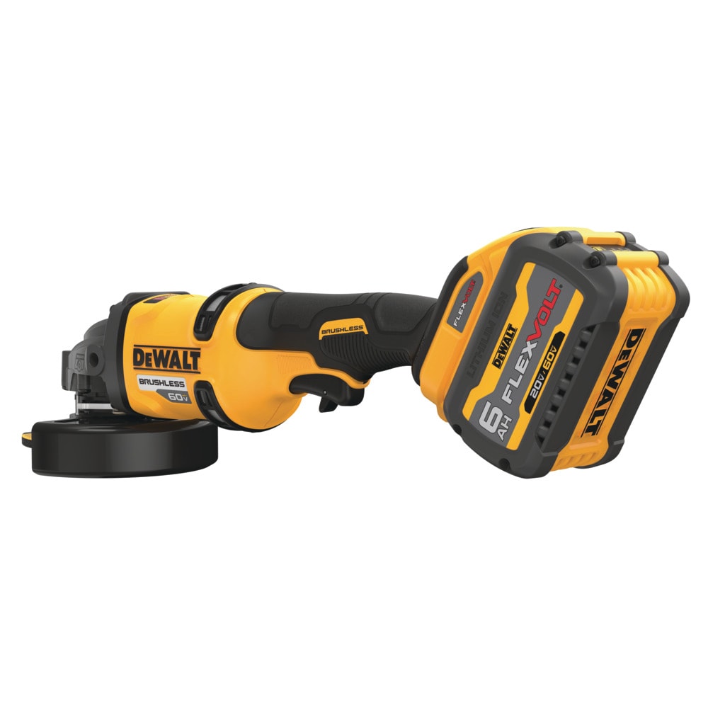 Esmeril Angular 4-1/2'' 60V Flexvolt Inc 2Bat 6Ah y Carg Dewalt DCG418T2-B24