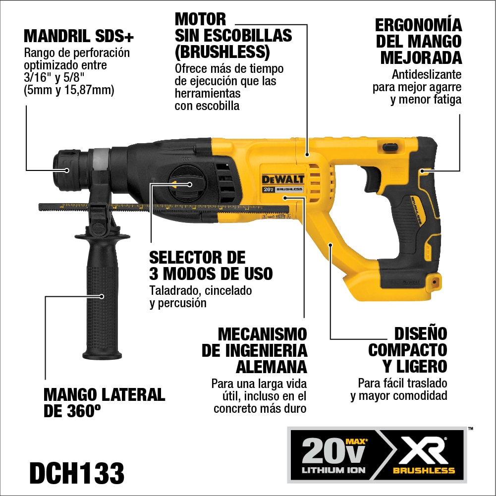Rotomartillo DeWalt 20V MAX XR SDS Plus 1