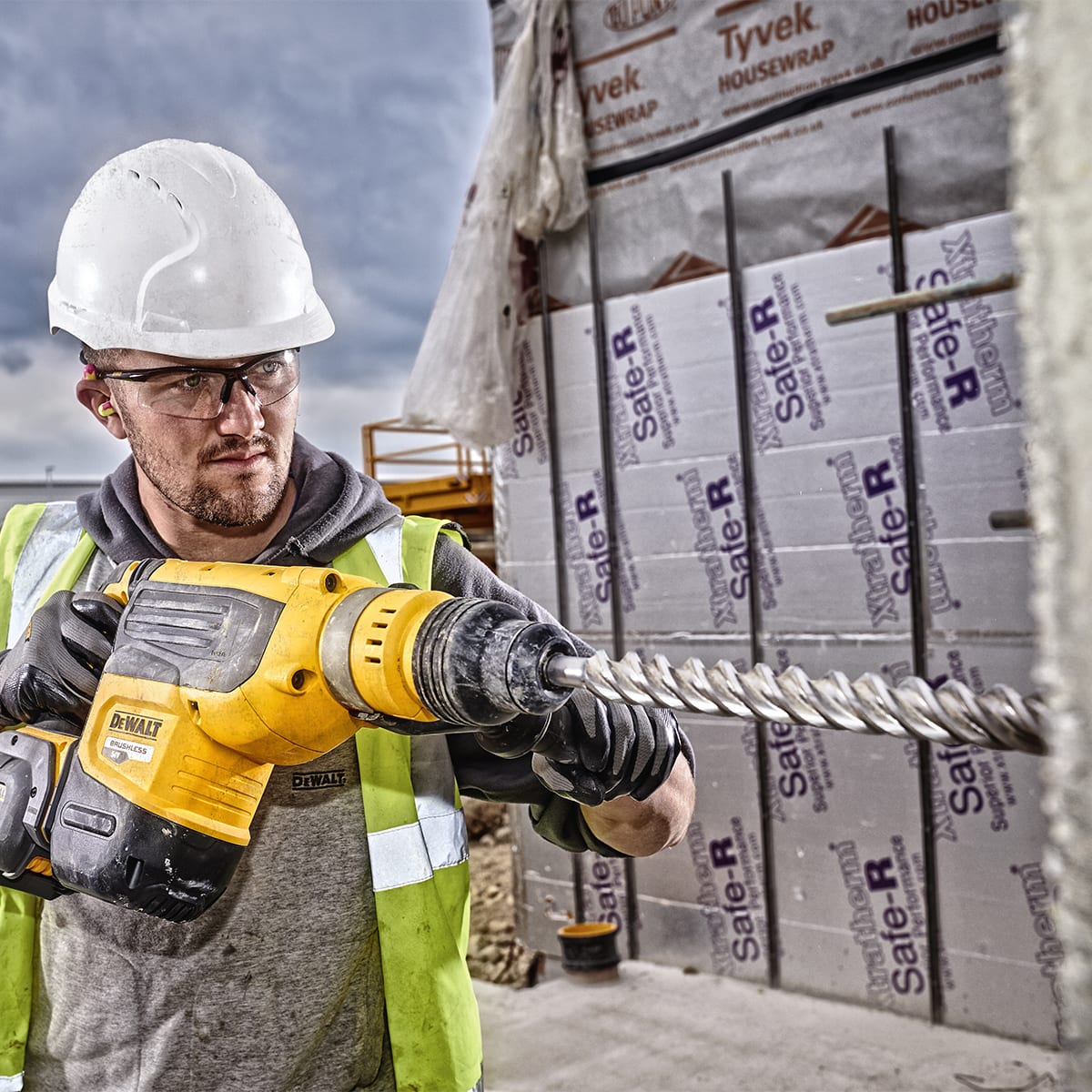 Rotomartillo SDS Max 60V Flexvolt + 2 Bat. 12.0Ah Dewalt DCH773Y2-B24