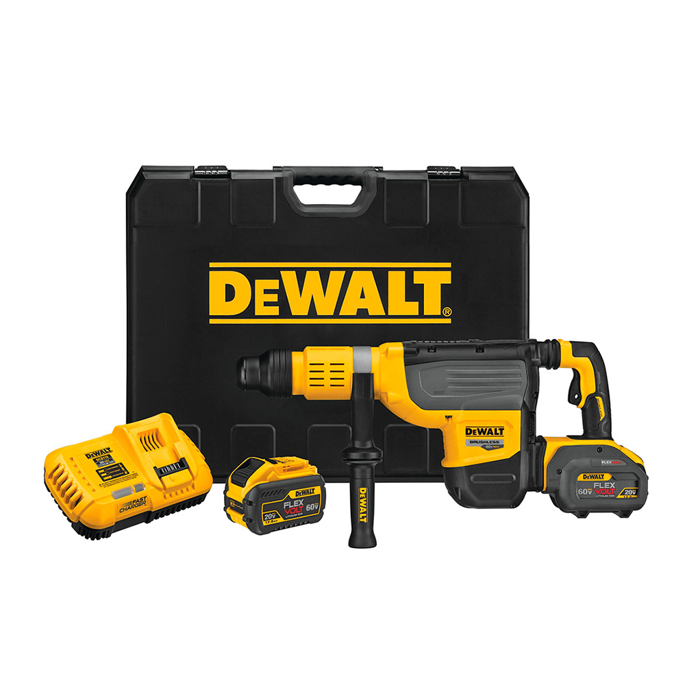 Rotomartillo SDS Max 60V Flexvolt + 2 Bat. 12.0Ah Dewalt DCH773Y2-B21