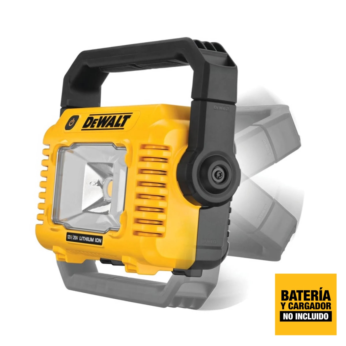 Linterna de trabajo DeWalt 12V/20V MAX 2000 lúmenes (Sin Batería) - DCL077B3