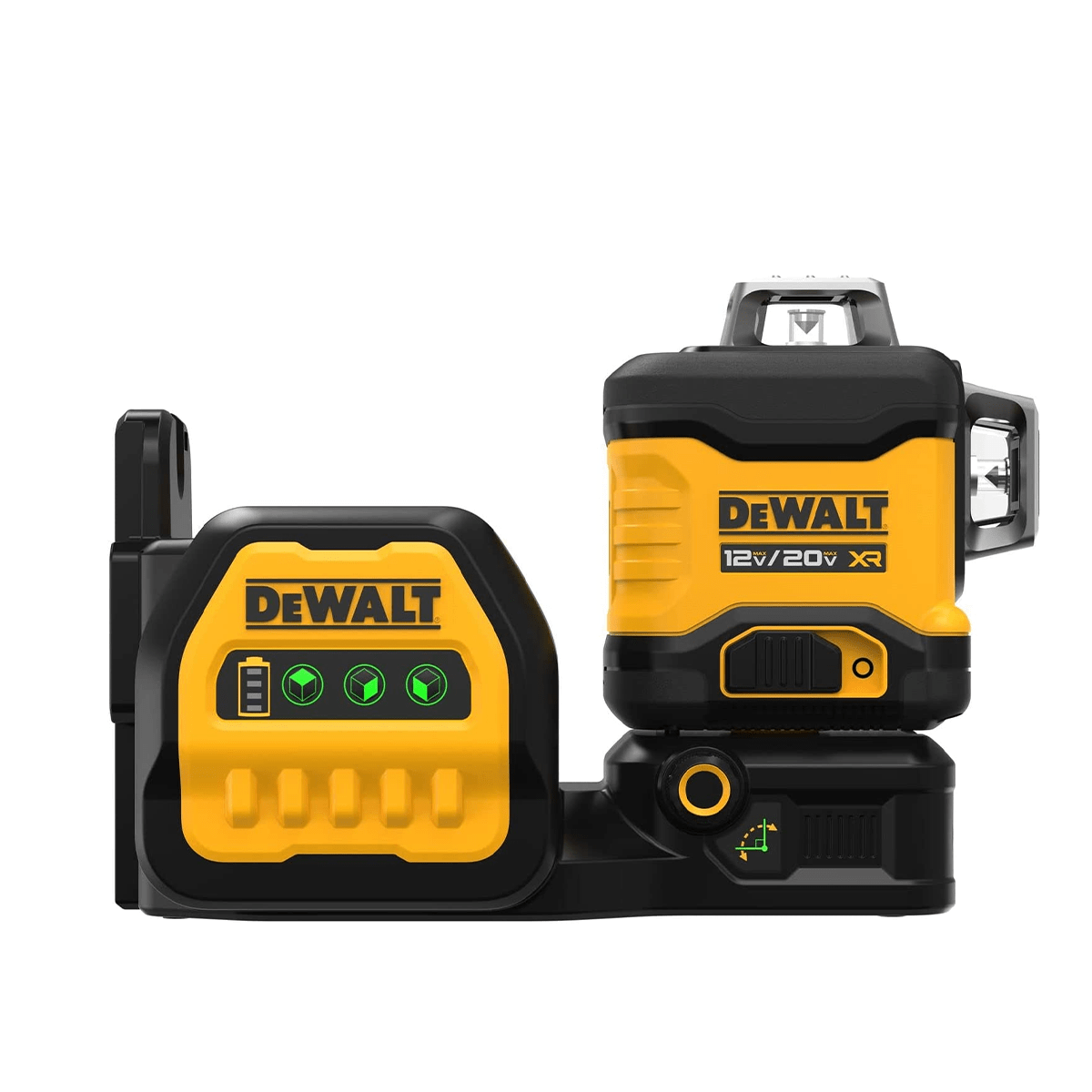 Nivel Láser DeWalt 20V 3 Líneas 360° Luz Verde - DCLE34030GB2