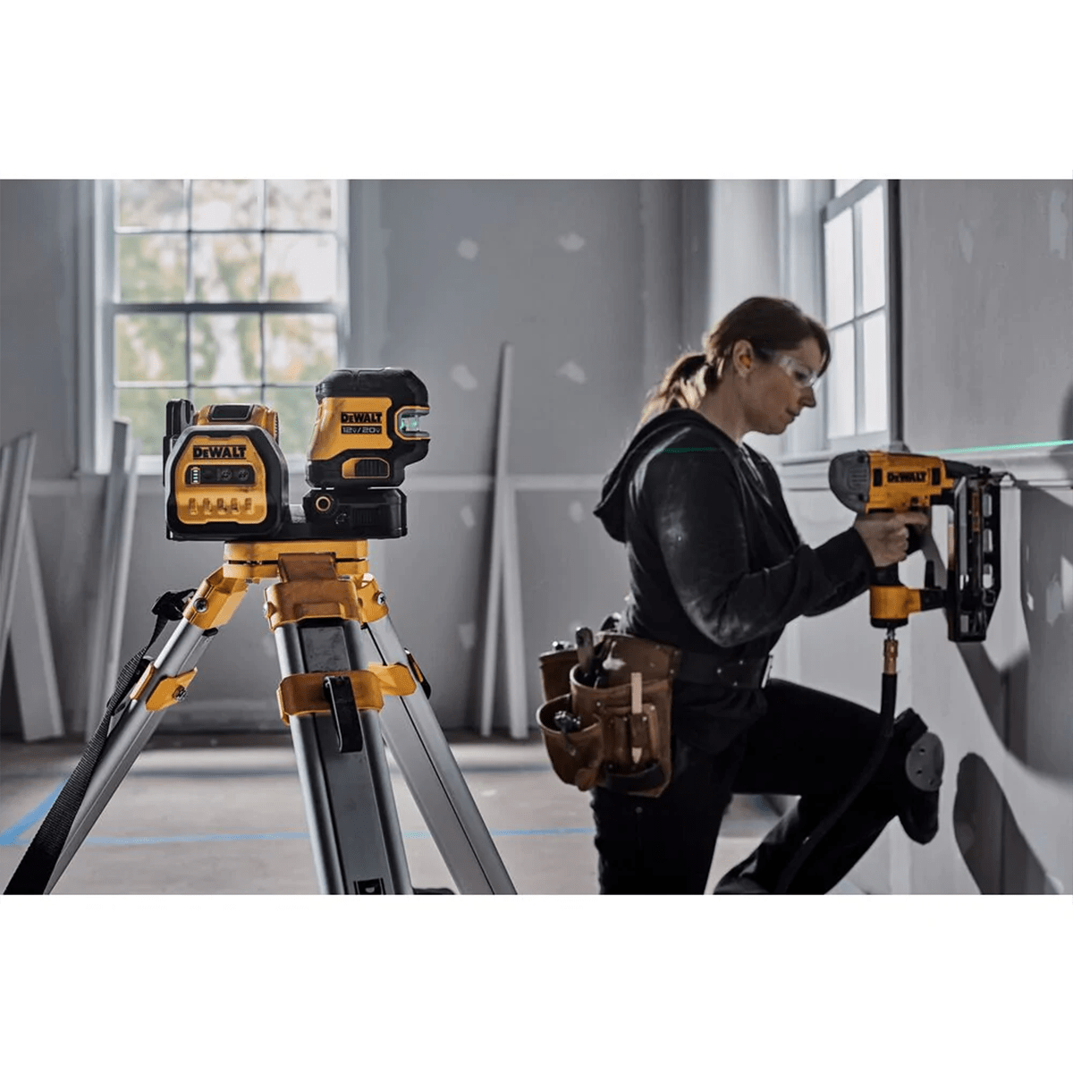 Nivel Láser DeWalt 20V MAX Verde 360° + 5 Puntos - DCLE34520GB4
