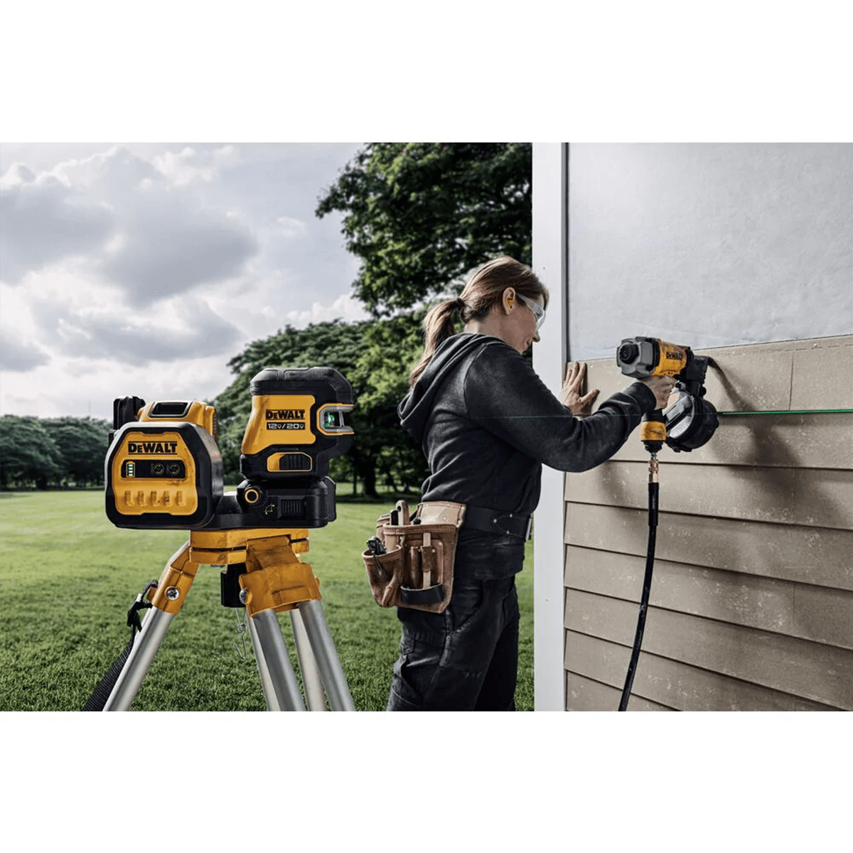 Nivel Láser DeWalt 20V MAX Verde 360° + 5 Puntos - DCLE34520GB6
