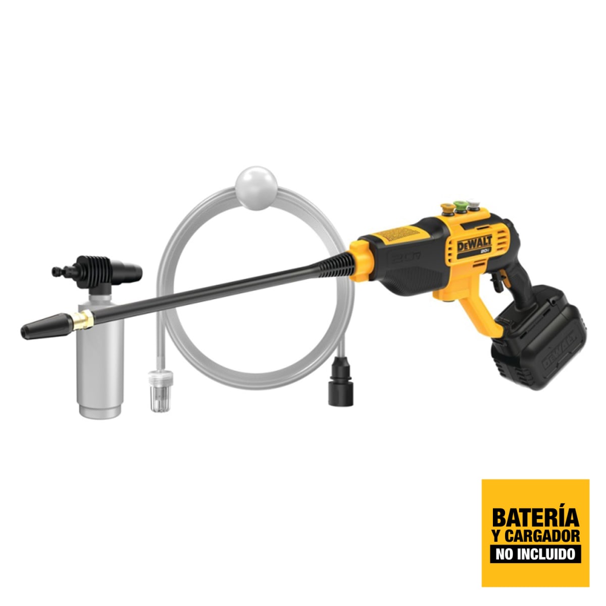 Hidrolavadora DeWalt 20V 550 PSI (Sin Batería) - DCPW550B1