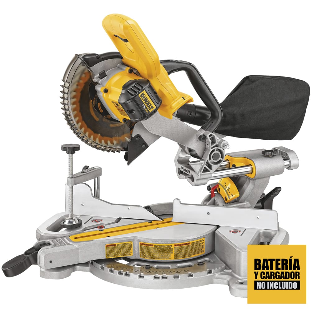 Sierra Ingleteadora Telescópica 7-1/4'' 20V Dewalt DCS361B1