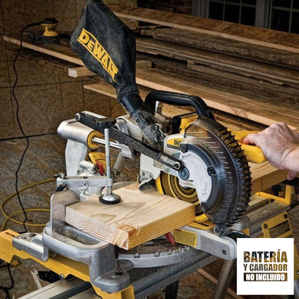 Sierra Ingleteadora Telescópica 7-1/4'' 20V Dewalt DCS361B5