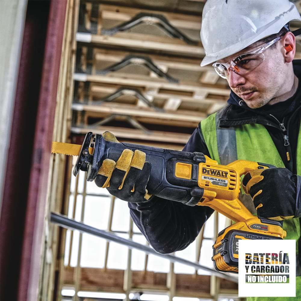 Sierra sable DeWalt 60V FlexVolt 3000 CPM (Sin Batería) - DCS389B-B33